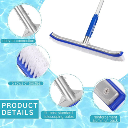 Home Collection Heavy Duty Swimming Pool Brush Head 18"