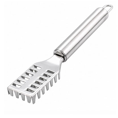 Home Collection Stainless Steel Fish Scaler Scraper Tool Seafood Scale Remover Brush Cleaner