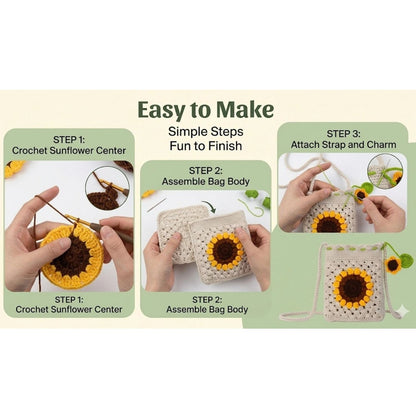 Home Collection Phone Bag Crochet Kit for Beginners