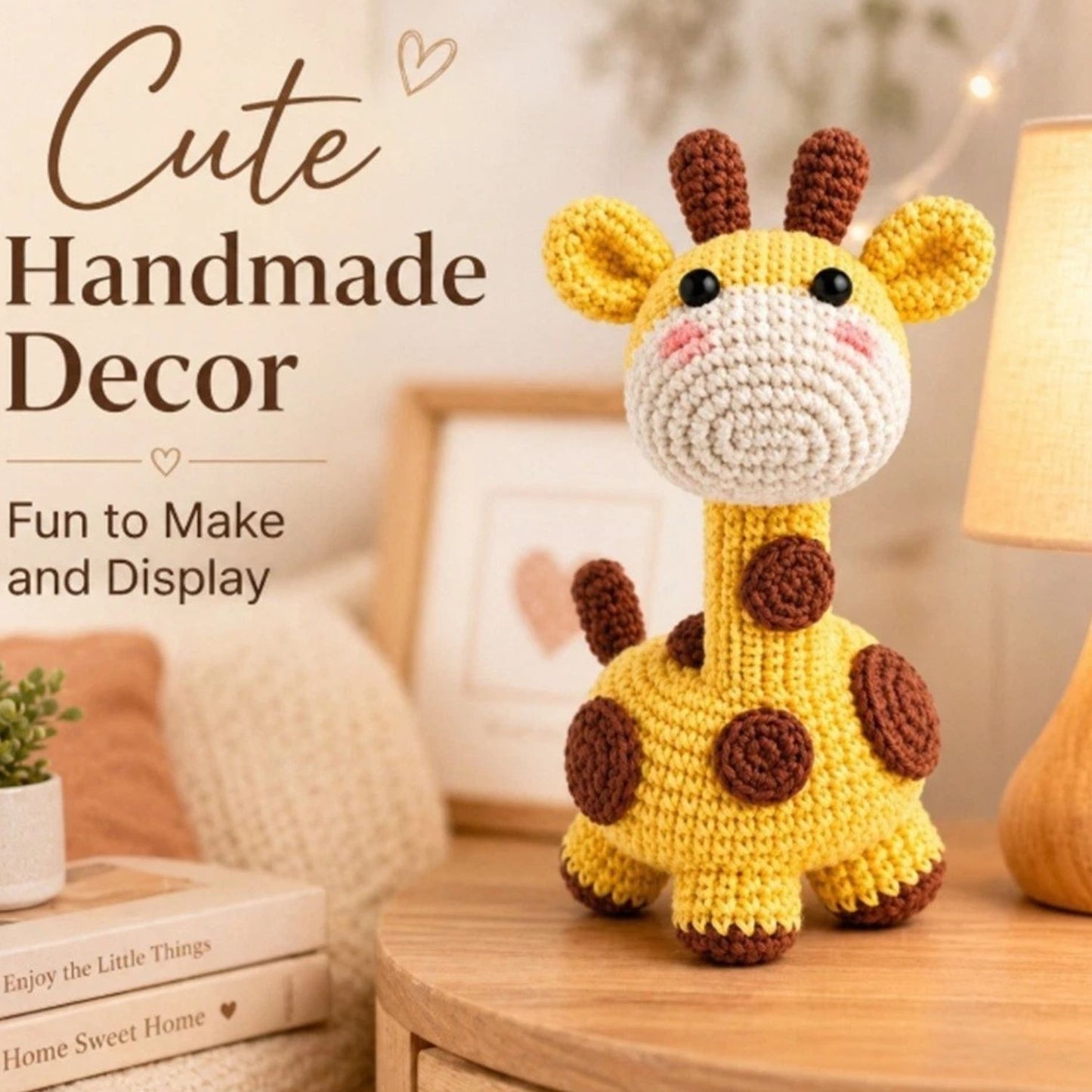Home Collection Giraffe Crochet Kit for Beginners
