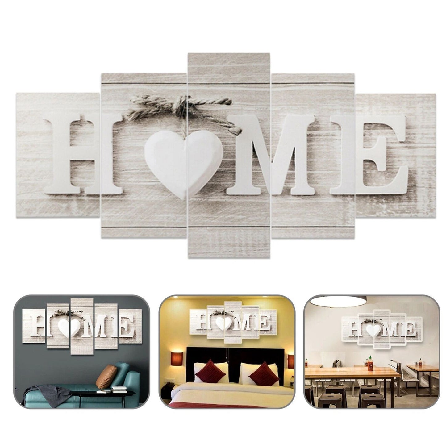 Home Collection 5Pcs Modern Wall Art Canvas Prints