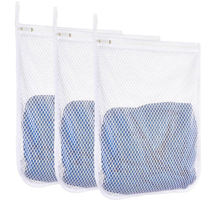 Home Collection Pack of 3 Honeycomb Mesh Laundry Bags for Delicates Large