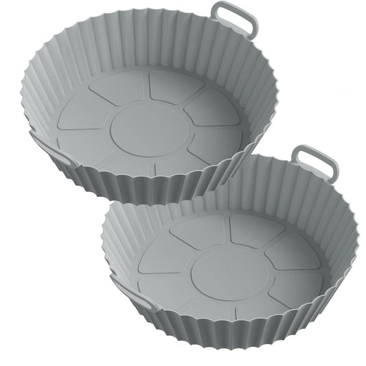 Home Collection 2-Pack Silicone Air Fryer Liners for 4–7 QT