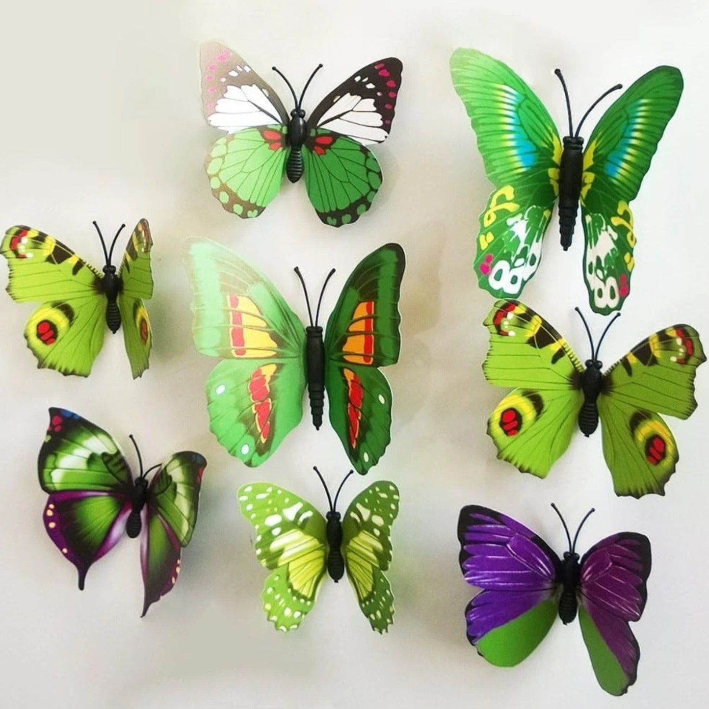 Home Collection Pack of 12 3D Butterfly Wall Stickers PVC Decals Art Mural