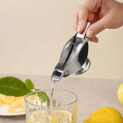 Home Collection Stainless Steel Lemon Squeezer Handheld Lime Citrus Juicer
