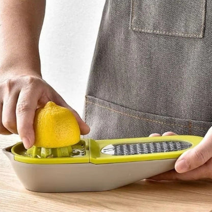 Home Collection 3in1 Citrus Juicer Zester Manual Lemon Orange Squeezer