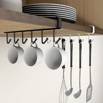 Home Collection Pack of 2 Under Shelf Mug Holder Rack