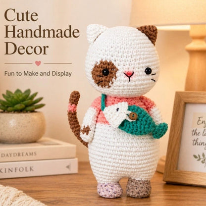 Home Collection Cat Crochet Kit for Beginners