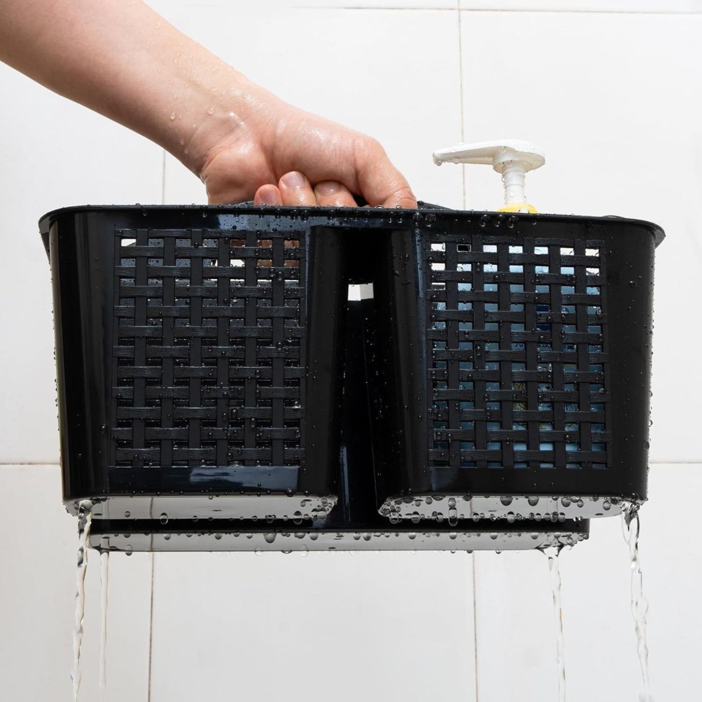 Home Collection Portable Shower Caddy Organizer with Handle
