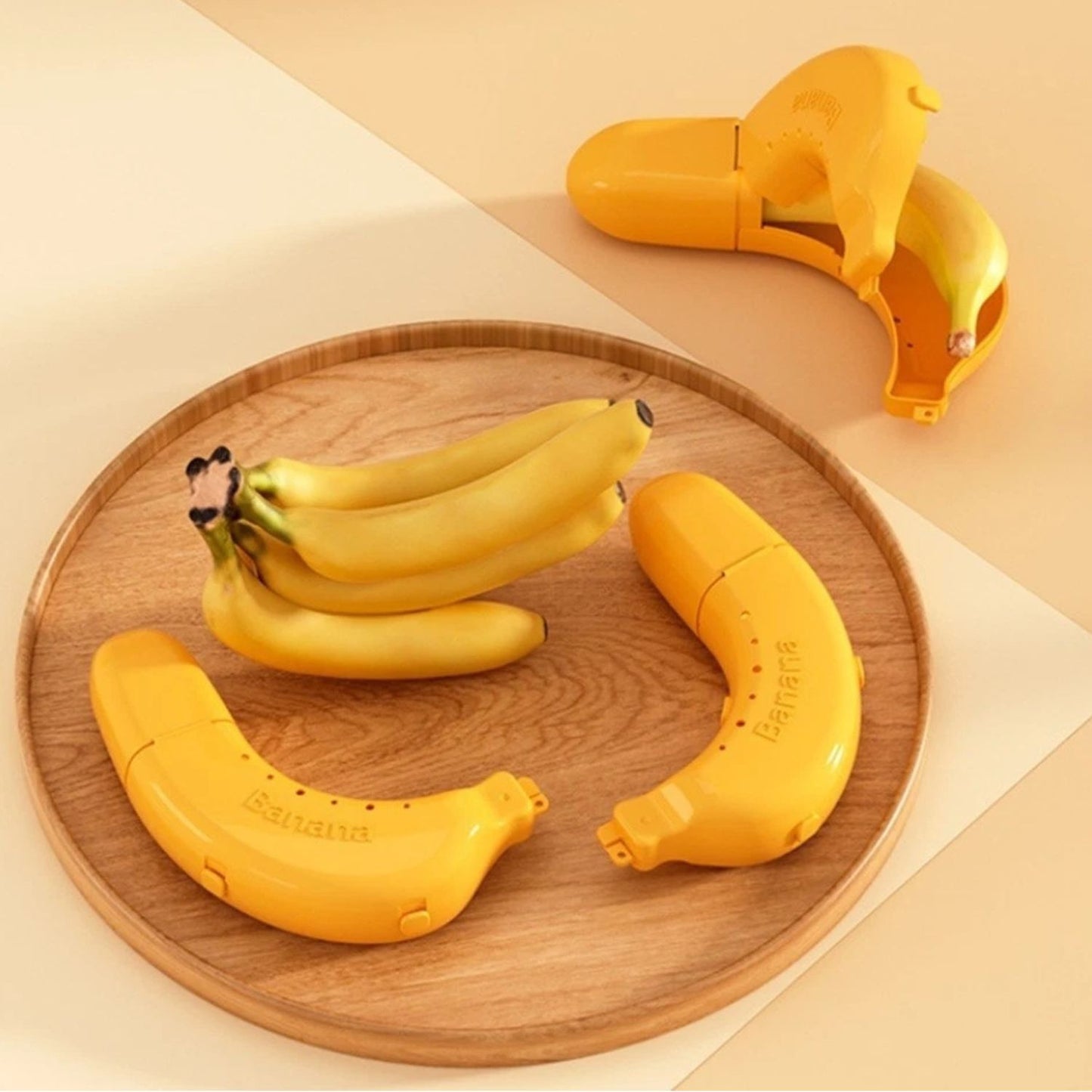 Home Collection Pack of 2 Banana Keeper Case Banana Holder