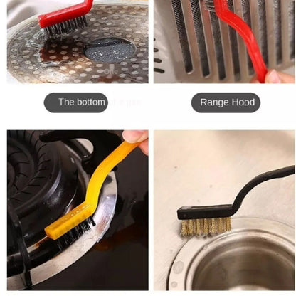 Home Collection Pack of 3 Gas Stove Cleaning Brush
