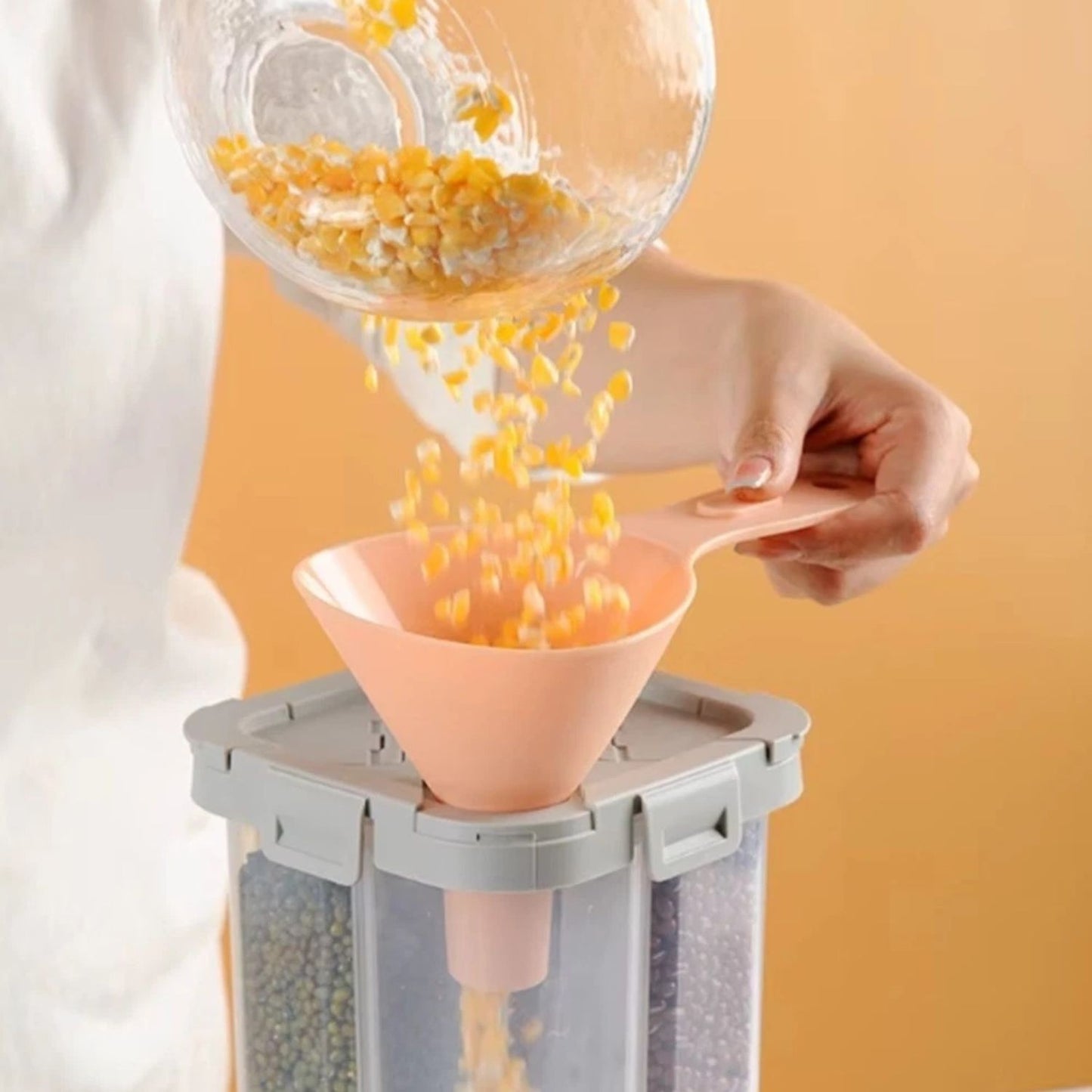 Home Collection 6 in 1 Kitchen Funnel Set Filter Pouring Tool