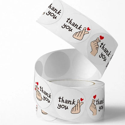 Home Collection Round Thank You Stickers