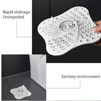 Home Collection Hair Catcher Drain Stopper Shower Sink Strainer Filter Cover