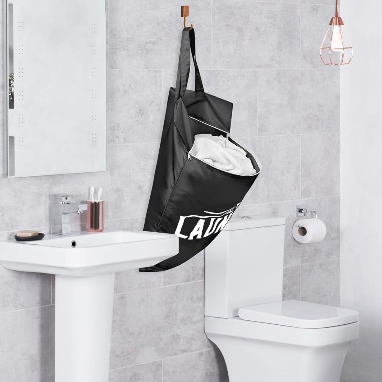 Home Collection Pack of 2 Large Travel Laundry Bags