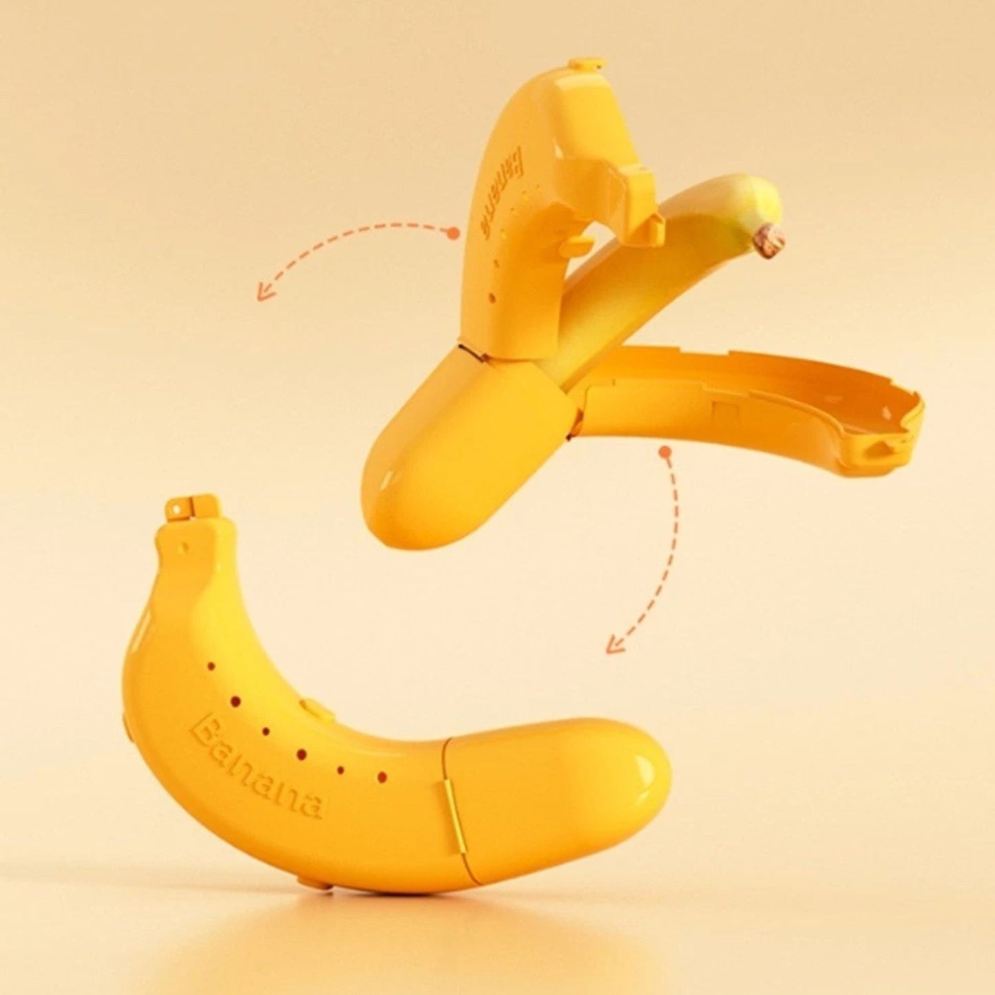 Home Collection Pack of 2 Banana Keeper Case Banana Holder