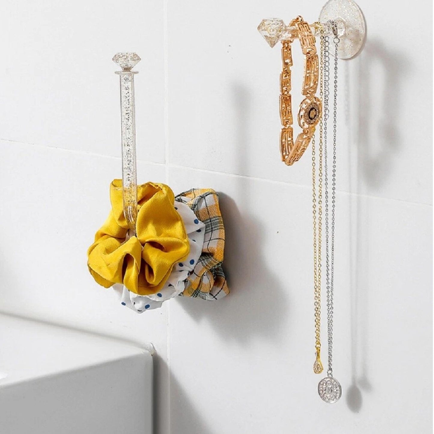 Home Collection Pack of 2 Hair Tie and Headband Organizer