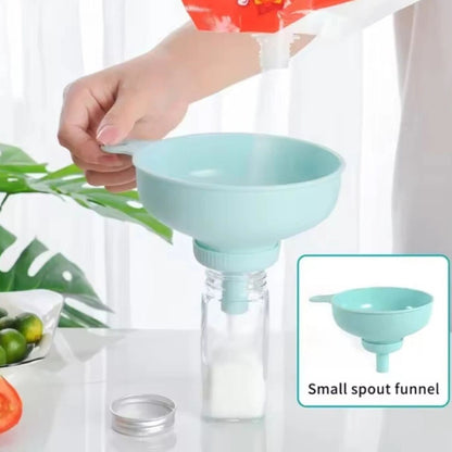 Home Collection Wide Mouth Kitchen Funnel 3-in-1 Spout Strainer Jar