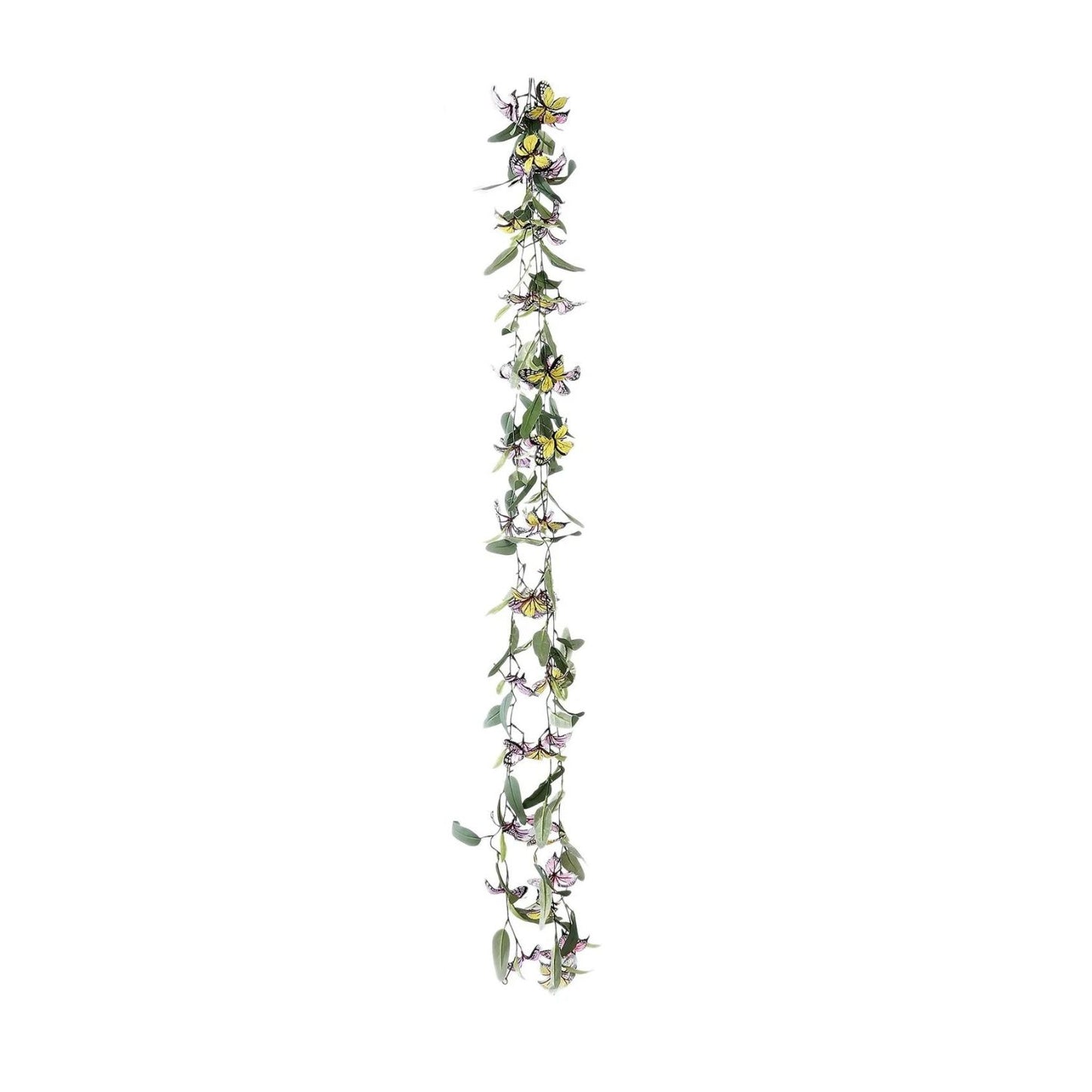 Home Collection 3-Pack Assorted Faux Butterfly Flower Garlands