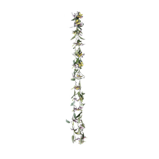 Home Collection 3-Pack Assorted Faux Butterfly Flower Garlands