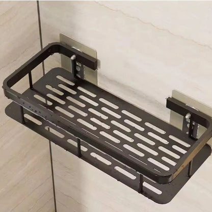 Home Collection Pack of 2 Corner Shower Caddy Adhesive Bathroom Shelf Rack
