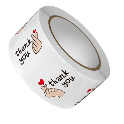 Home Collection Round Thank You Stickers