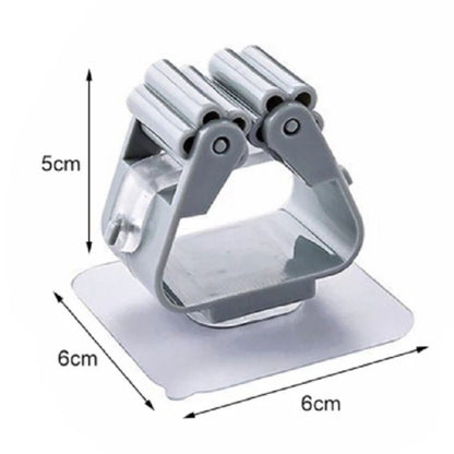 Home Collection Pack of 5 Broom Mop Holders Wall Mount