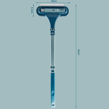 Home Collection 2in1 Window and Glass Cleaning Set Squeegee and Mesh Brush Combo