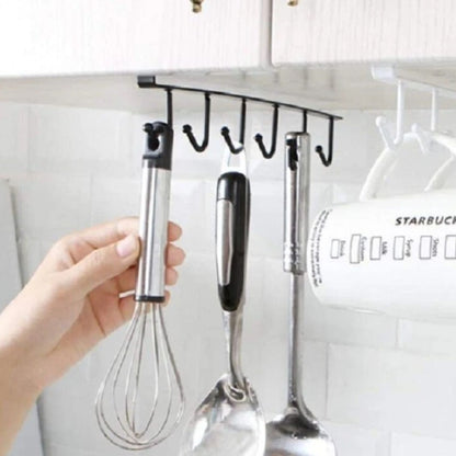 Home Collection Pack of 2 Under Shelf Mug Holder Rack