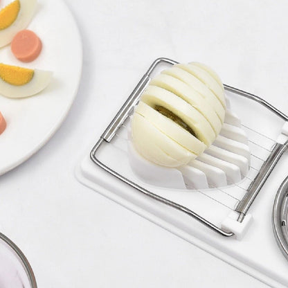 Home Collection 2-in-1 Stainless Steel Egg Slicer and Mushroom Tomato Chopper