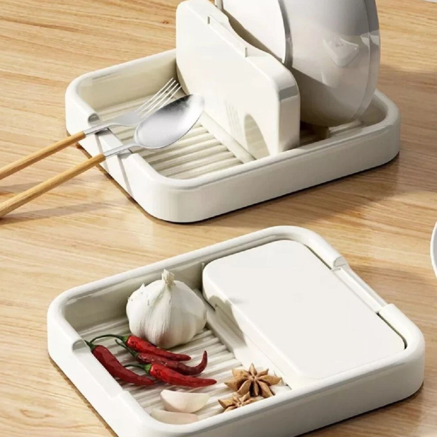 Home Collection Foldable Pot Lid Spoon Rest Rack