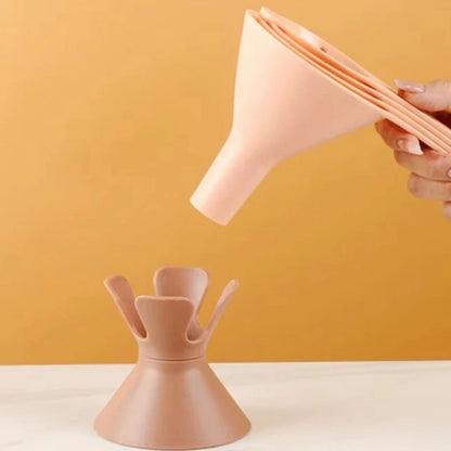 Home Collection 6 in 1 Kitchen Funnel Set Filter Pouring Tool