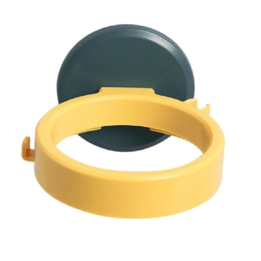 Home Collection Hair Dryer Holder Self Adhesive Bathroom Organizer Rack Yellow