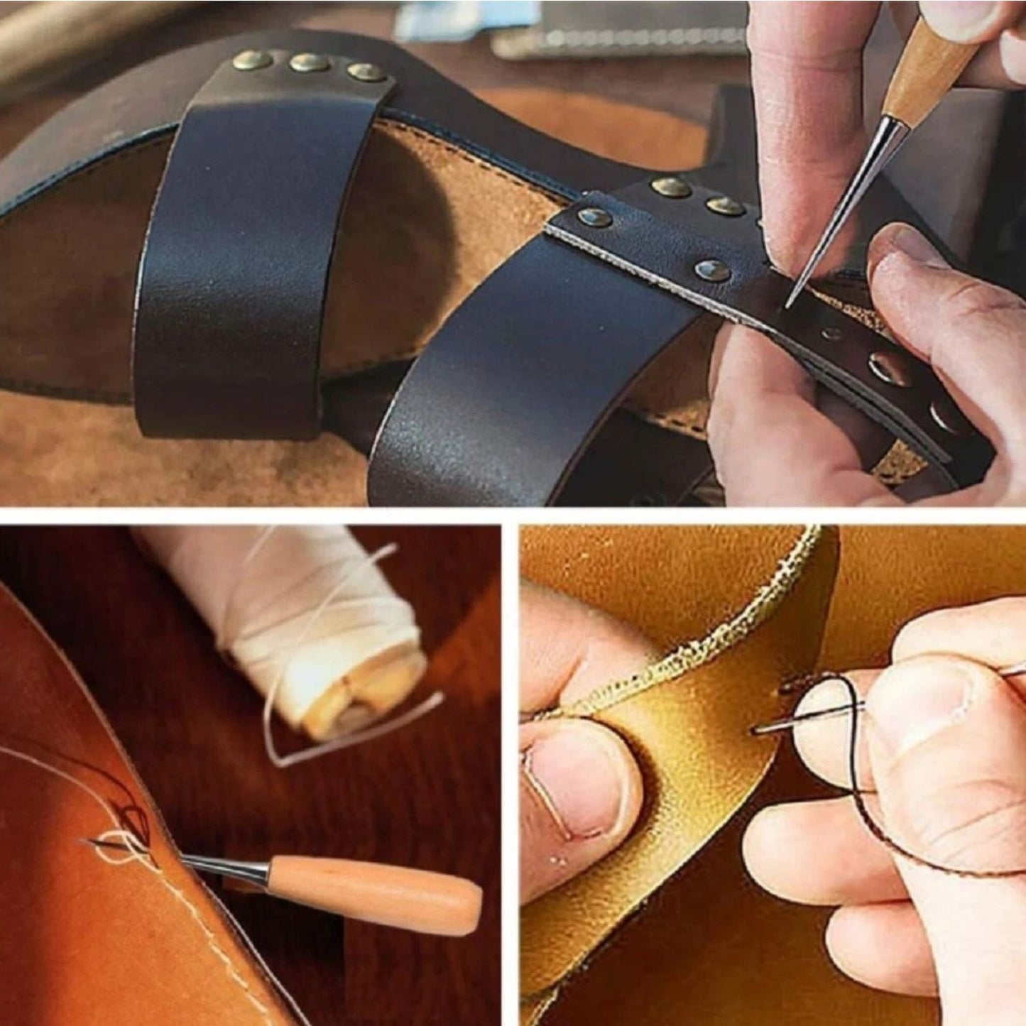 Home Collection Pack of 29 Leather Craft Tool Kit