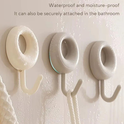 Home Collection Pack of 4 Self Adhesive Wall Hooks Waterproof Towel Coat Hook Hangers