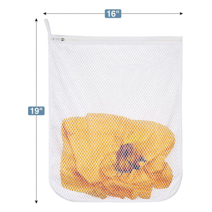 Home Collection Pack of 3 Honeycomb Mesh Laundry Bags for Delicates Large