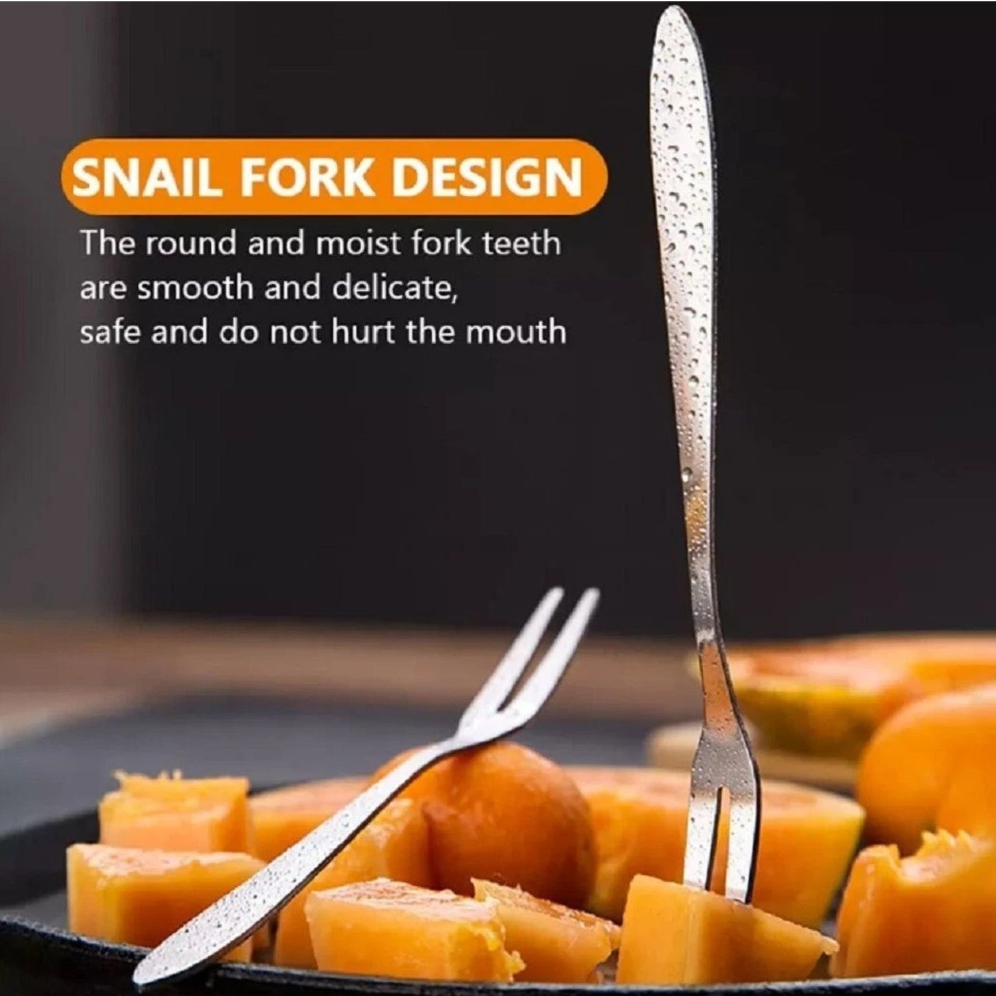 Home Collection Pack of 12 Stainless Steel Mini Dessert Forks Set