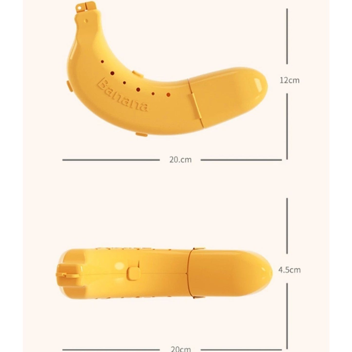 Home Collection Pack of 2 Banana Keeper Case Banana Holder