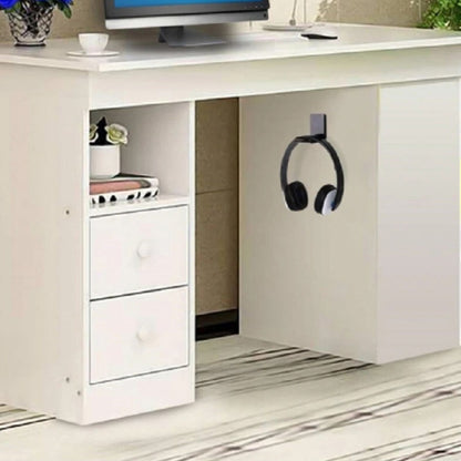 Home Collection Pack of 2 Acrylic Headphone Hanger Under Desk Hook