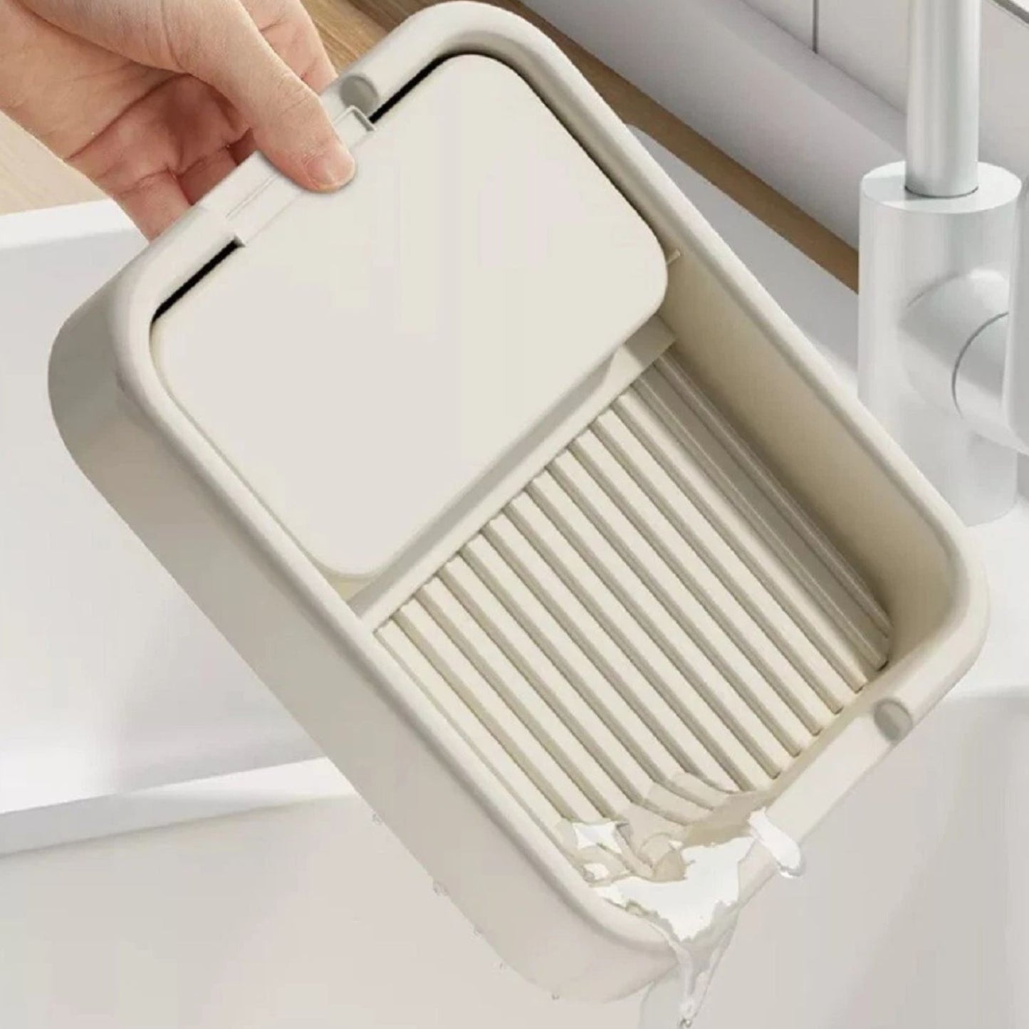 Home Collection Foldable Pot Lid Spoon Rest Rack