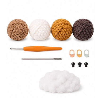 Home Collection Beagle Family Crochet Kit for Beginners