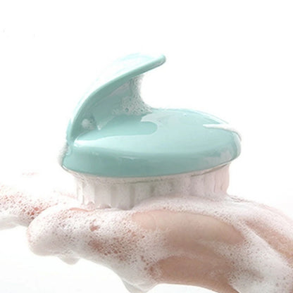 Home Collection Silicone Shampoo Scalp Massage Brush Hair Scrubber
