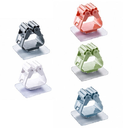 Home Collection Pack of 5 Broom Mop Holders Wall Mount