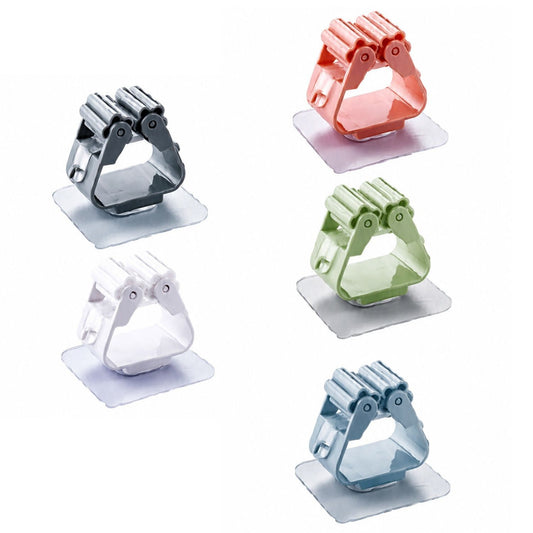Home Collection Pack of 5 Broom Mop Holders Wall Mount