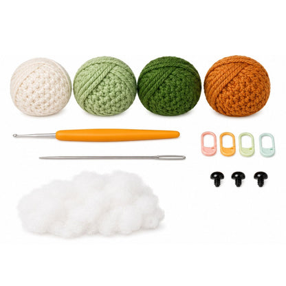 Home Collection Pack of 6 Crochet Coaster Plant Pot Cover Kit for Beginners