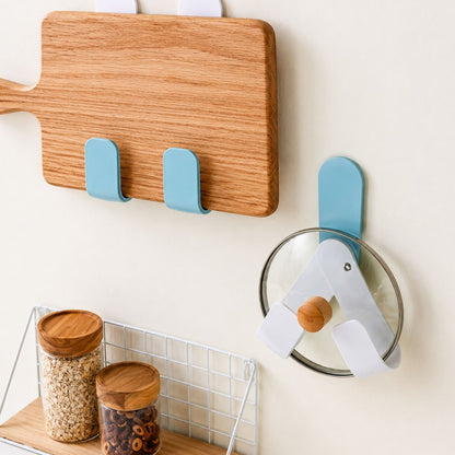 Home Collection Wall Mounted Pot Lid Holder Adjustable Pan Lid Rack