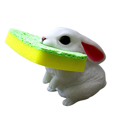 Home Collection Bunny Rabbit Sponge Holder with Sponge