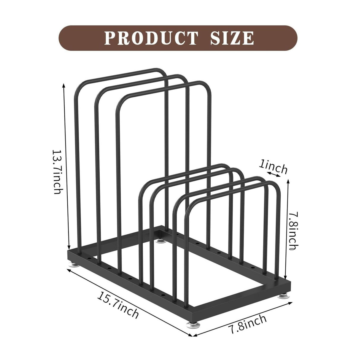 Home Collection Metal Countertop Art Storage and Canvas Drying Rack
