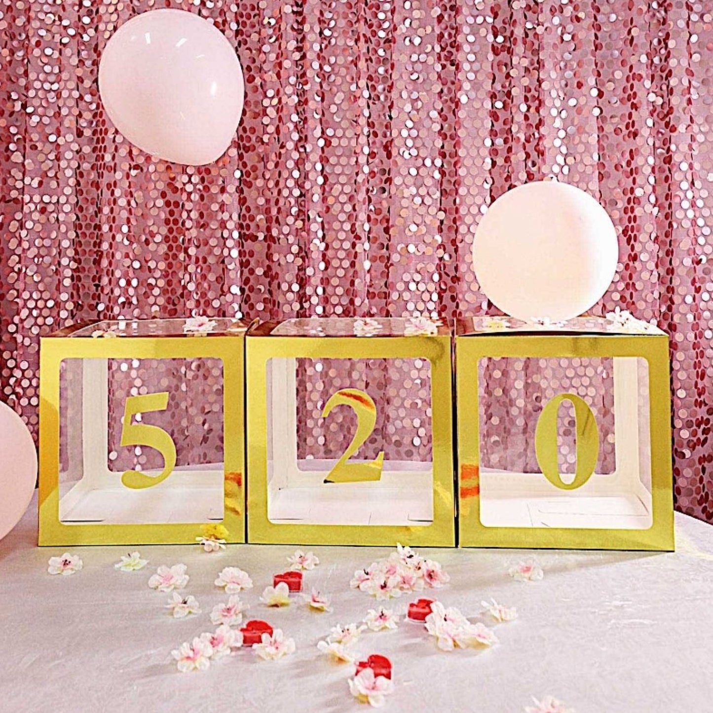 Home Collection Pack of 4 Gold Number Stickers 5-Inch