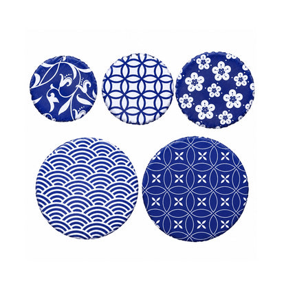 Home Collection Pack of 10 Reusable Fabric Bowl Covers